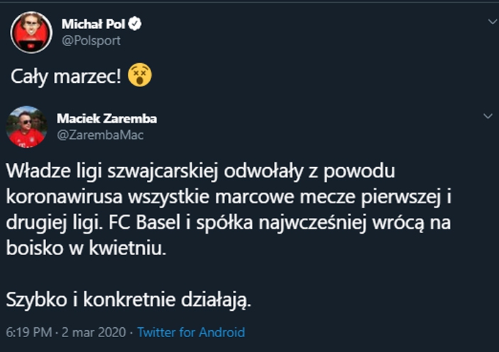 Kolejne mecze ODWOŁANE z powodu wirusa!